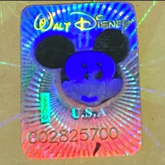 DISNEY MICKEY & MINNIE MOUSE HOLOGRAPHIC WALL ART 11x14” - Picture 2 of 7